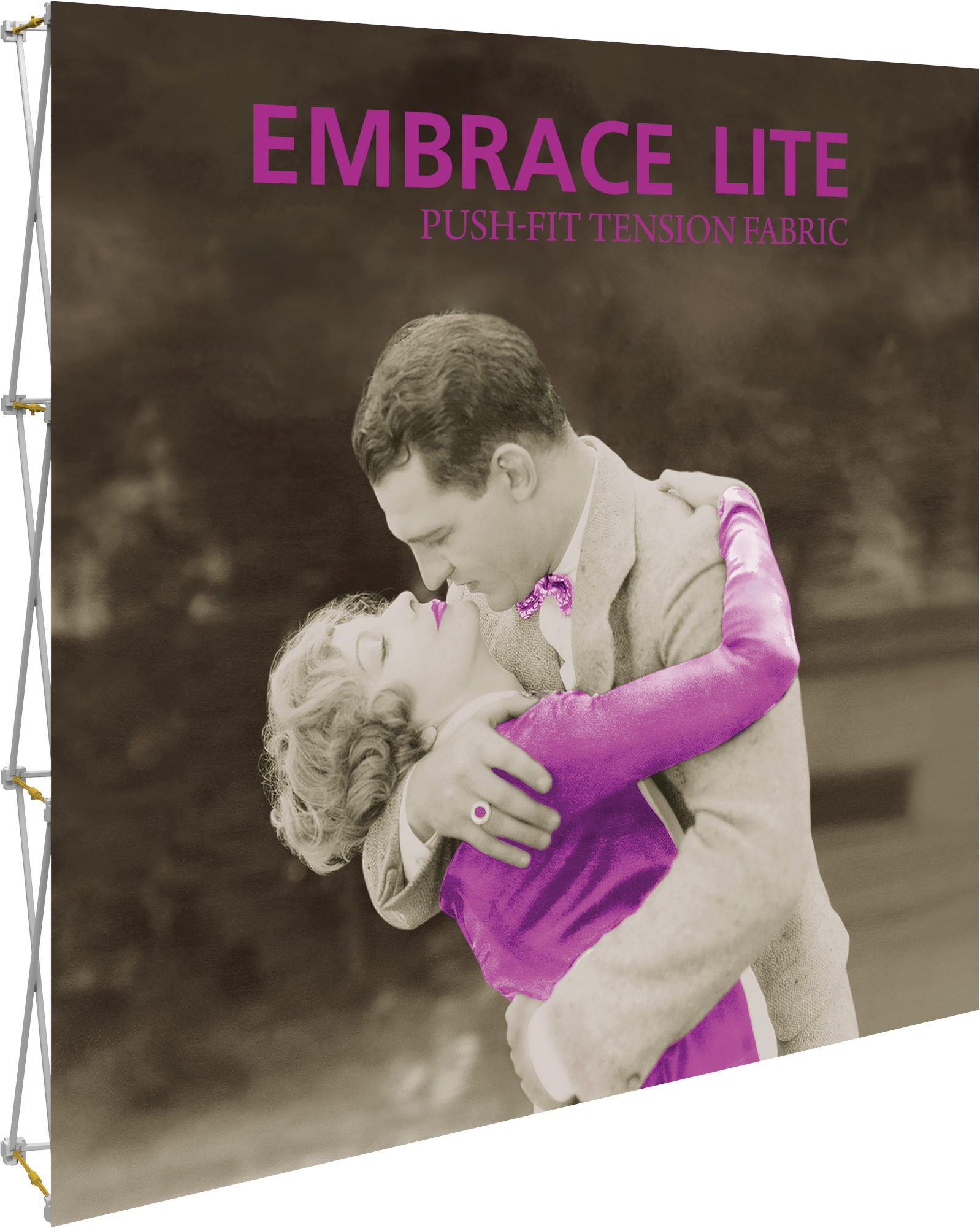 Embrace Lite 7.5ft. Full Height Display with Front Graphic
