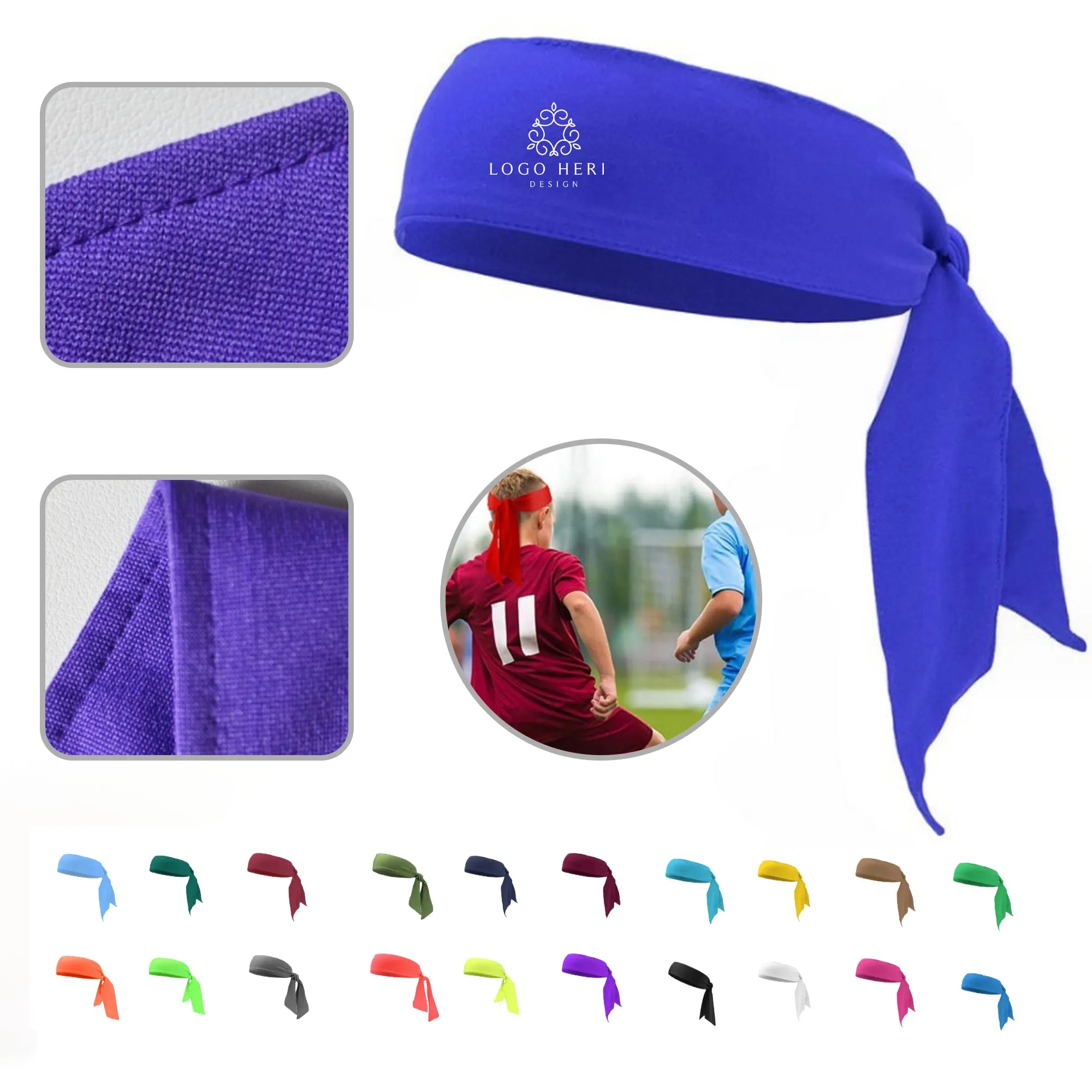 Sport Tie Back Headbands 4