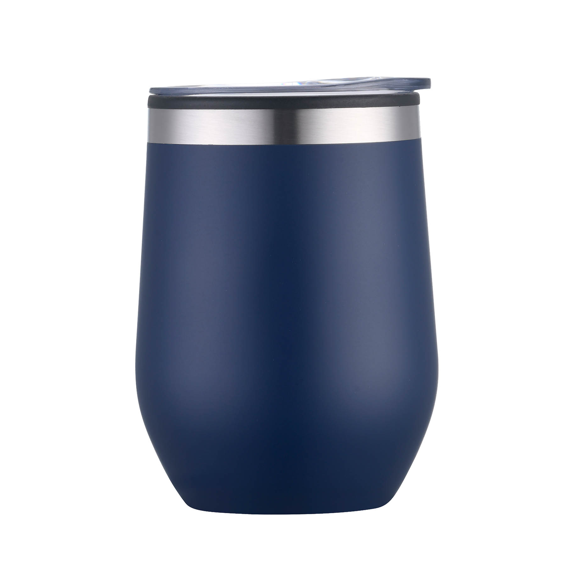 12 oz. Powder-Coated SS Outer with Polypropylene Inner Tumbler Wine Cup 8
