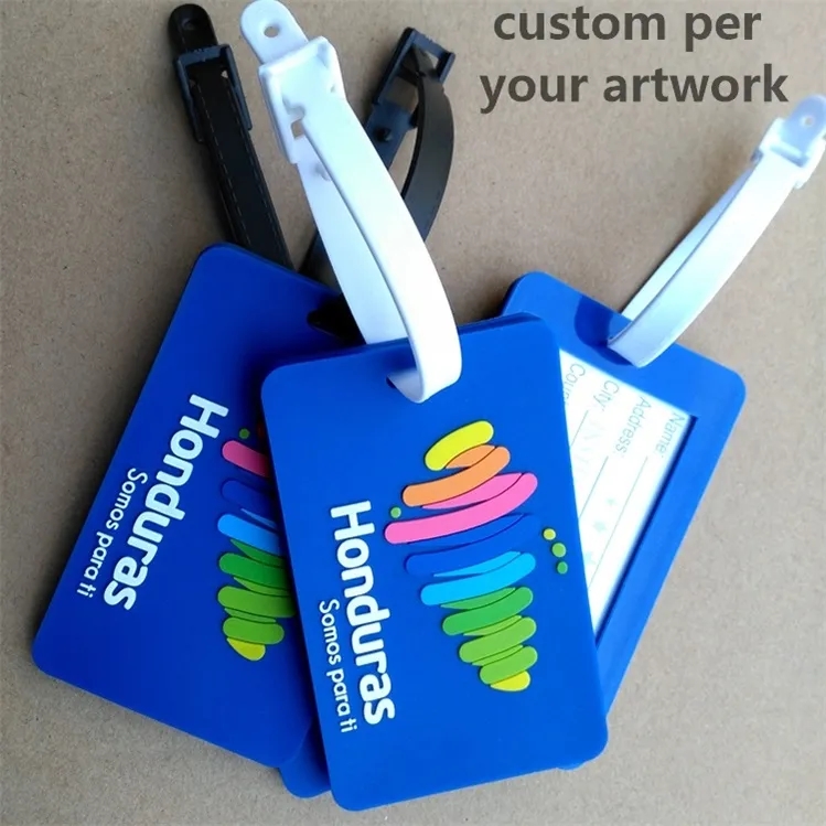 Custom PVC Luggage Tag 4