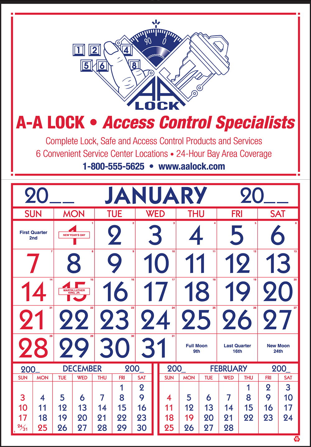 Half-Apron Calendar 1