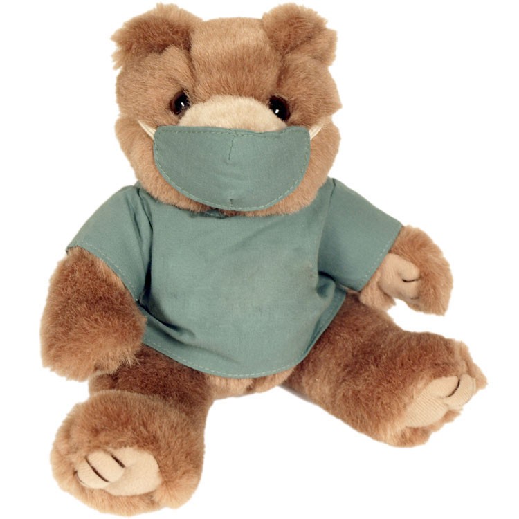 8" Green Scrub Bear 2