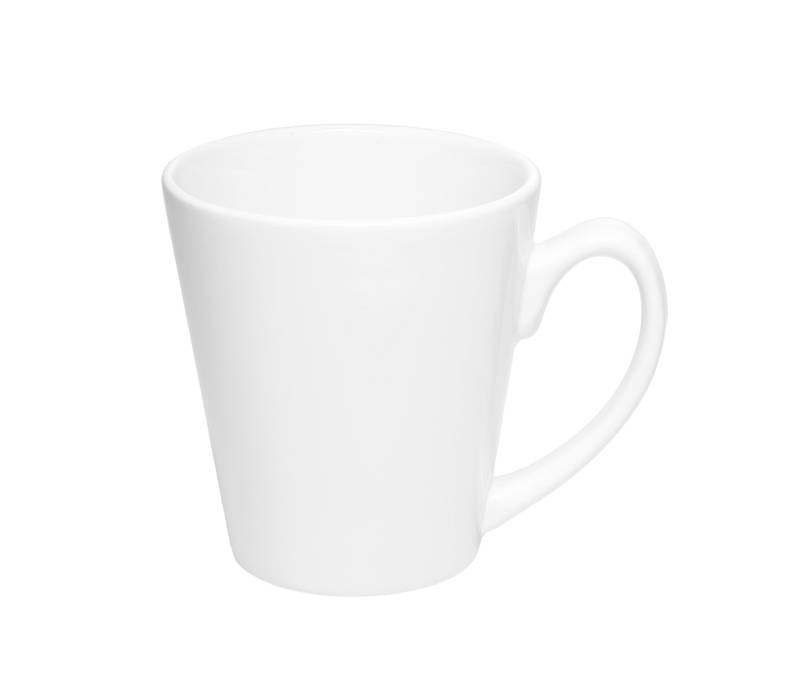 Glossy Latte Ceramic Mug, 12 oz. 6