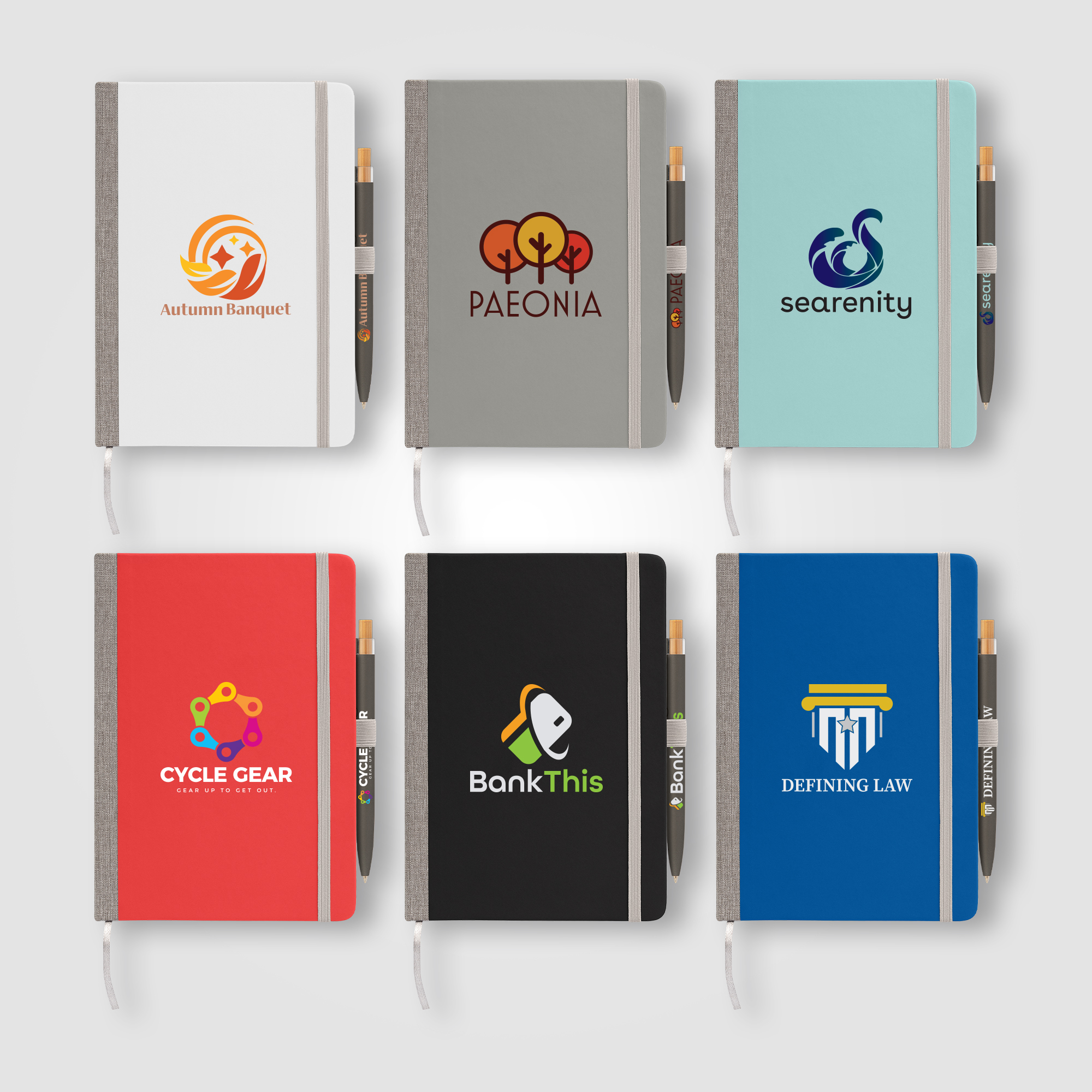 Steinbeck Recycled Hard Cover Journal & Pen Set - A5 5.9" x 8.3"