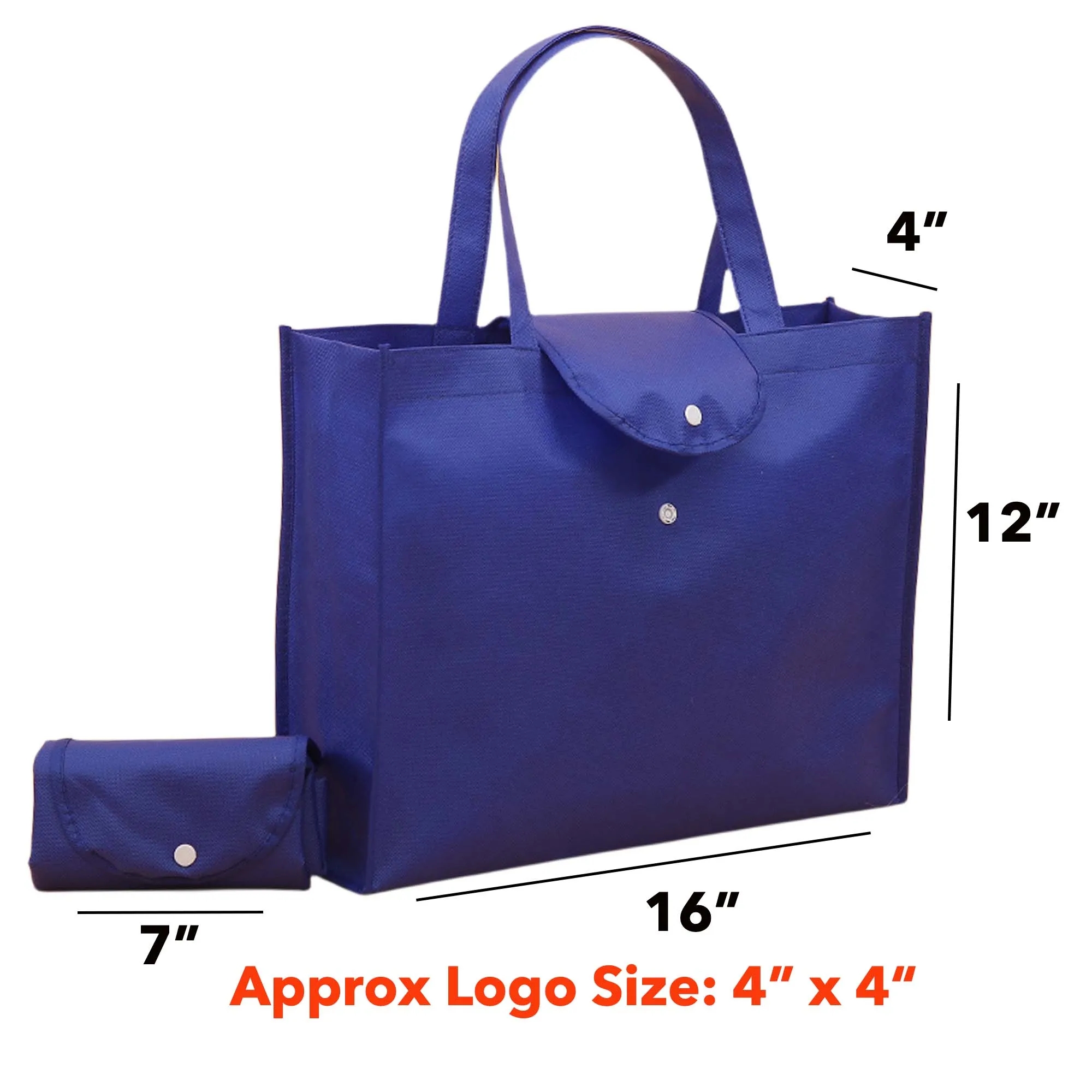 MOQ50 Foldable Non-woven Grocery Tote Bag 3