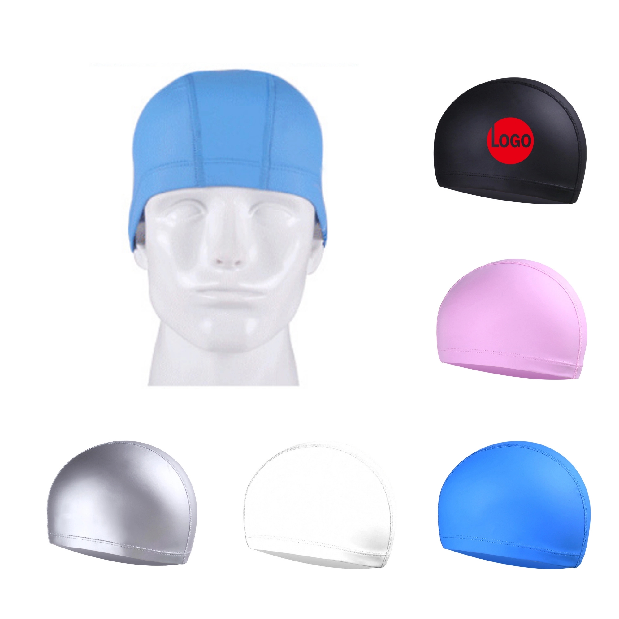 PU Swimming Cap 2
