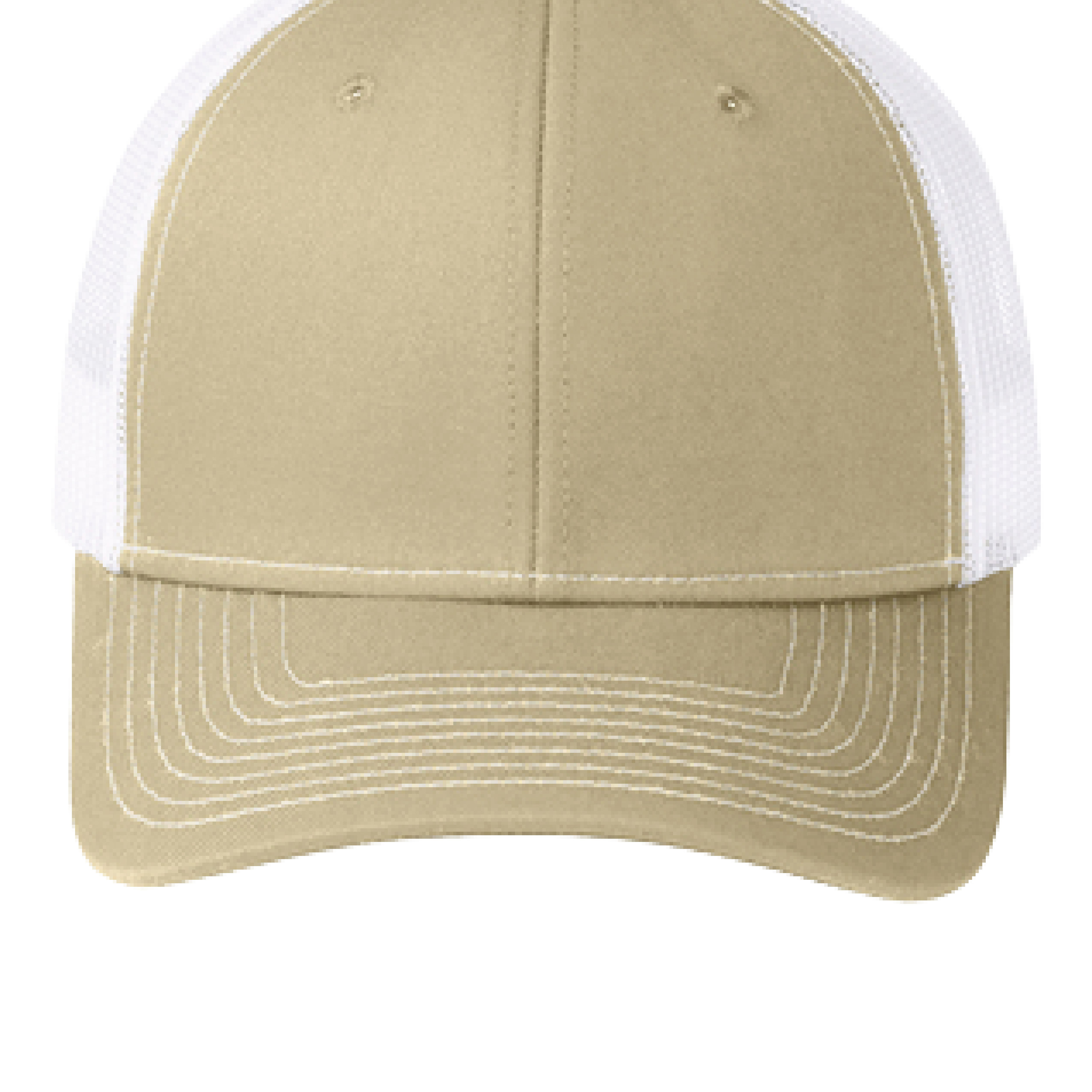 Port Authority C402 6-Panel Snapback Trucker Hat w/Leatherette Adhesive Patches or Embroidery 110