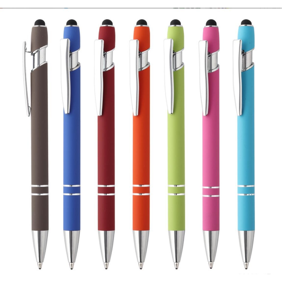Pen With Soft Rubberized Grip 1