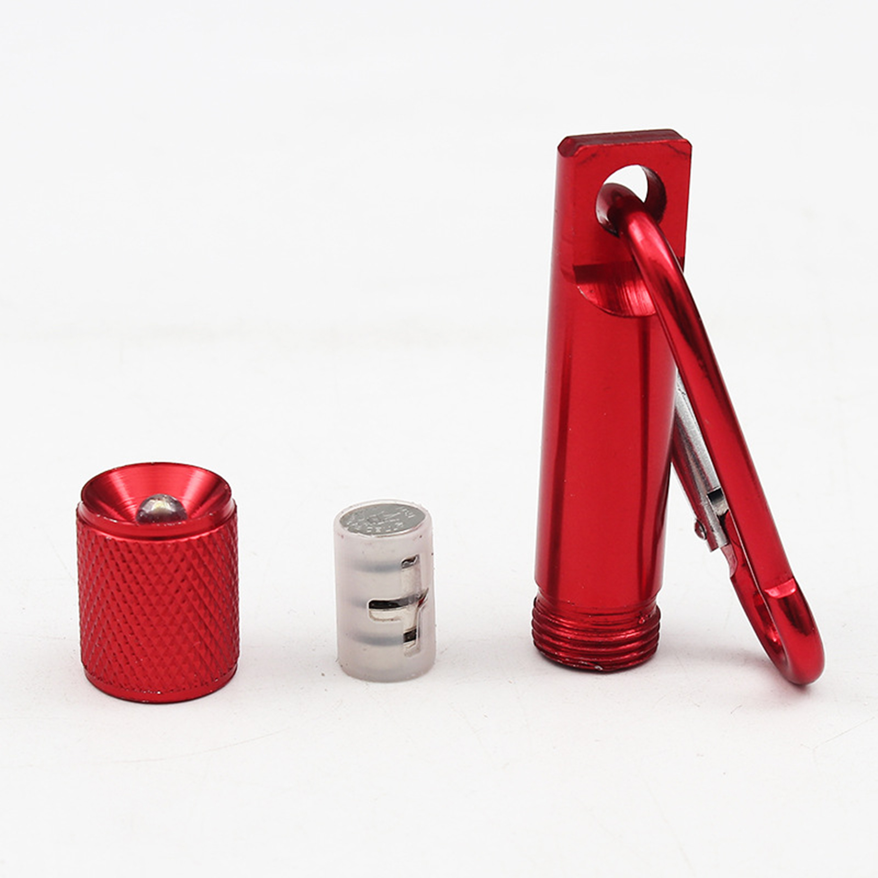 Mini Flashlight with Carabiner 1