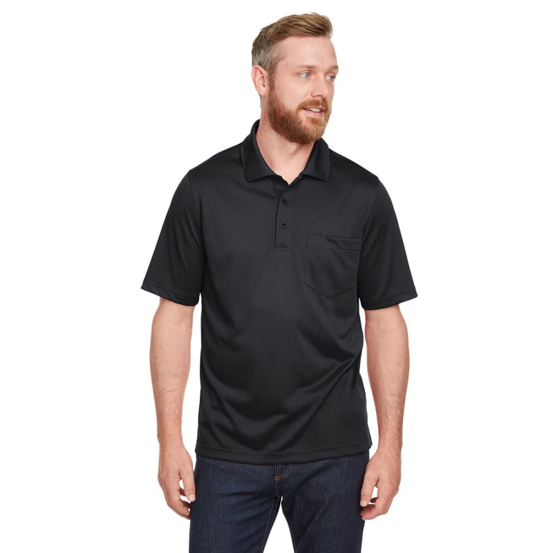 Harriton Men's Advantage Snag Protection Plus IL Pocket Polo 5