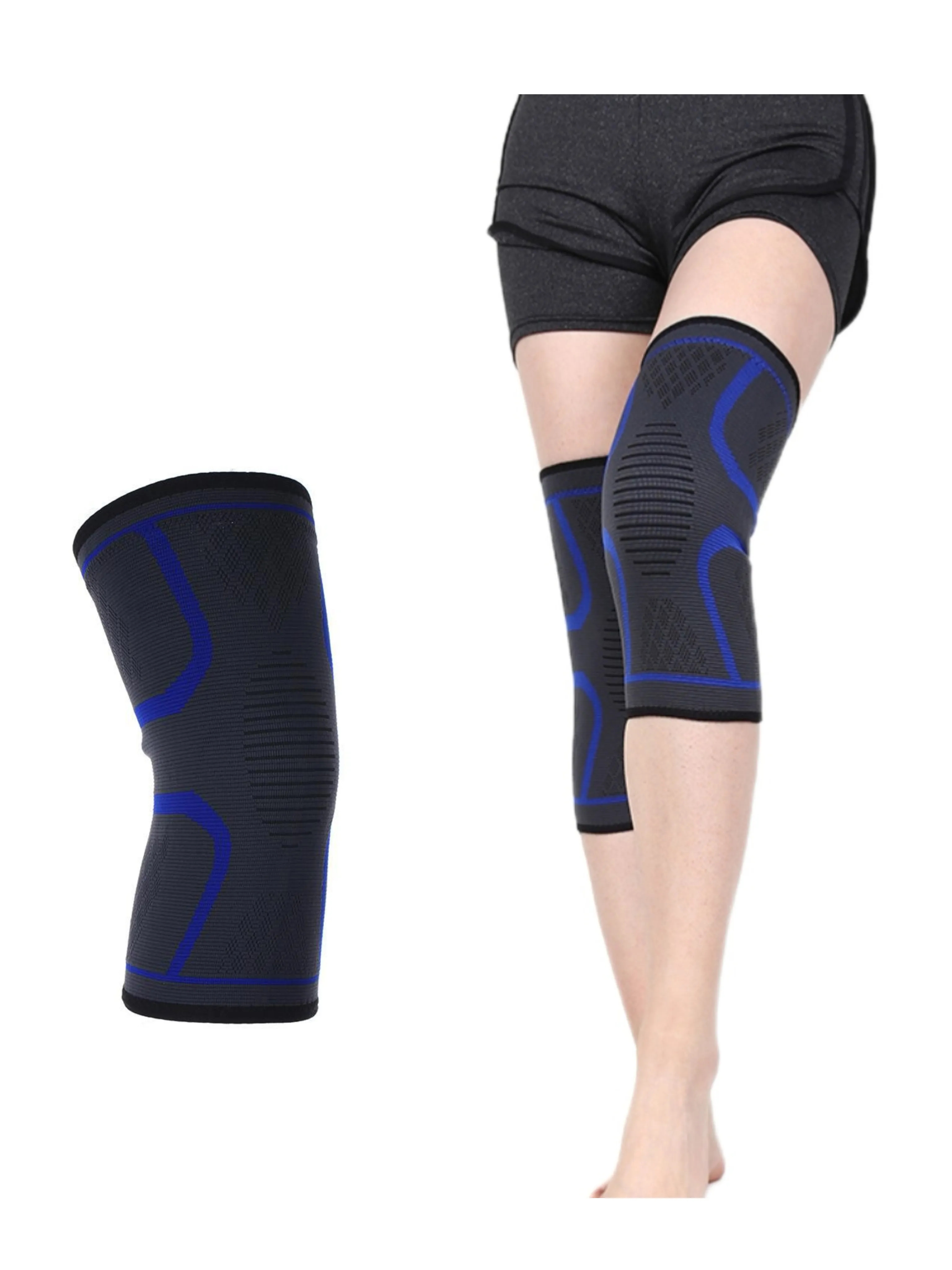Sports knitted joint knee pads 8