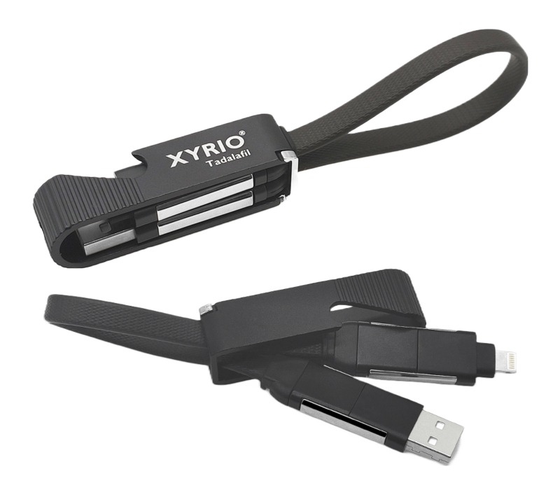 4-in-1 Bottle Opener Keychain Charging Cable 3
