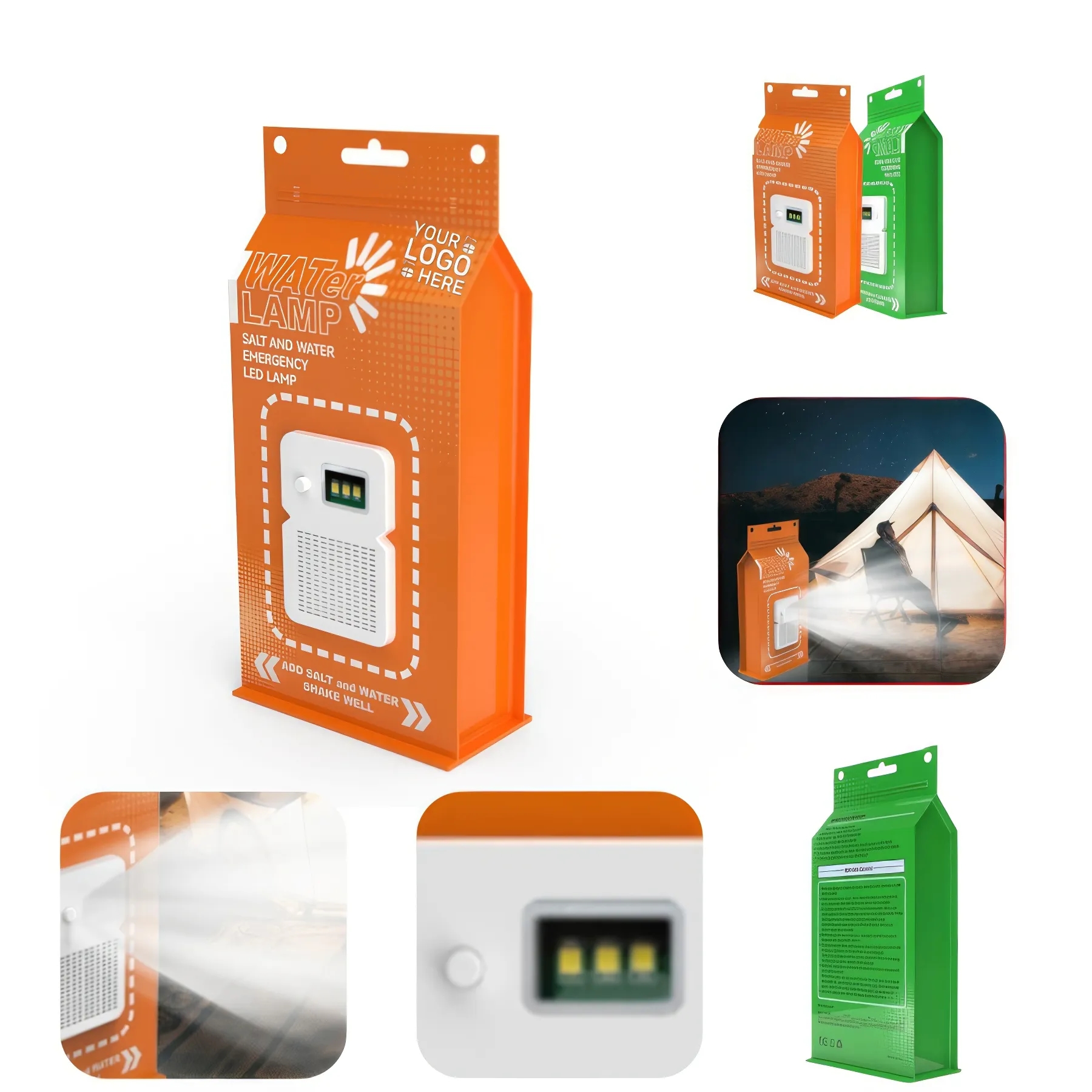 Salt Water Emergency Lighting Outdoor Lamp 2