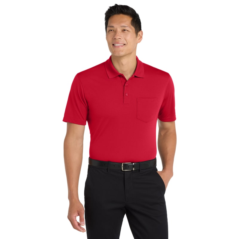 Port Authority Dry Zone UV Micro-Mesh Pocket Polo. 34