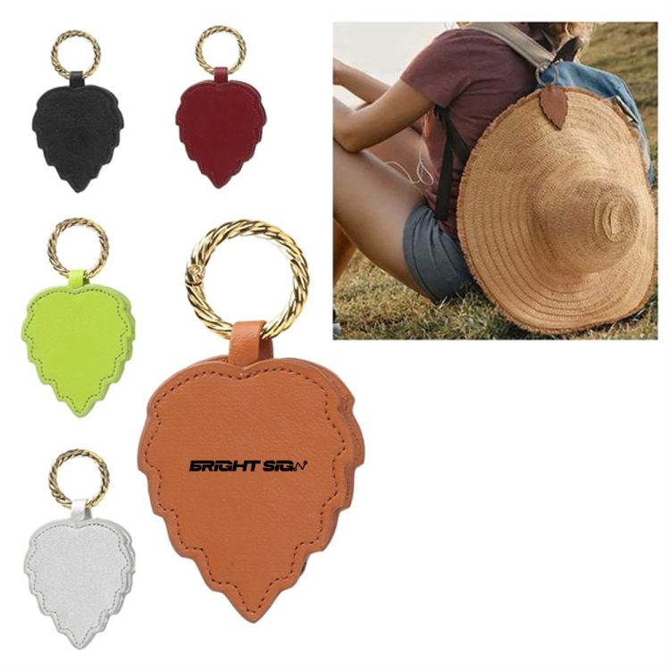 PU Leather Magnetic Hat Clip Keychain 3