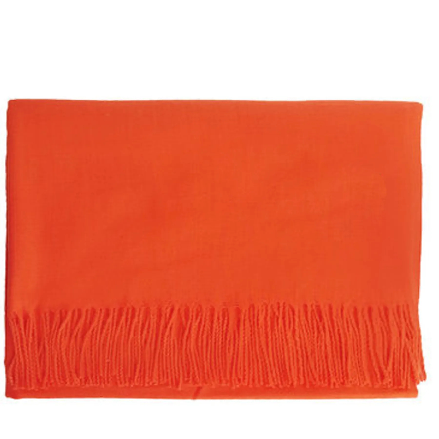 230G Winter Cashmere Scarf With Fringes 5