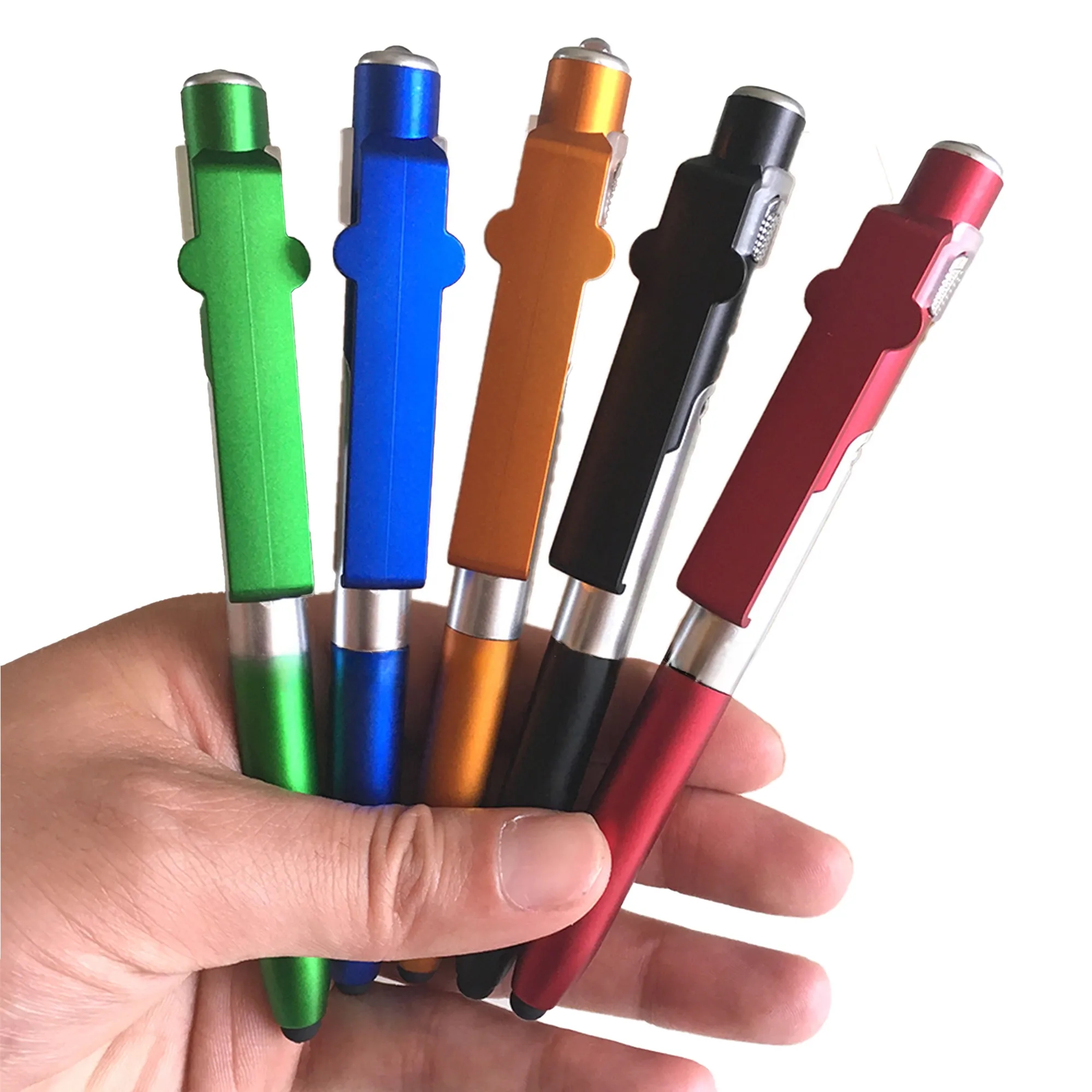 Multifunctional Phone Stand Foldable LED Light Pen 6