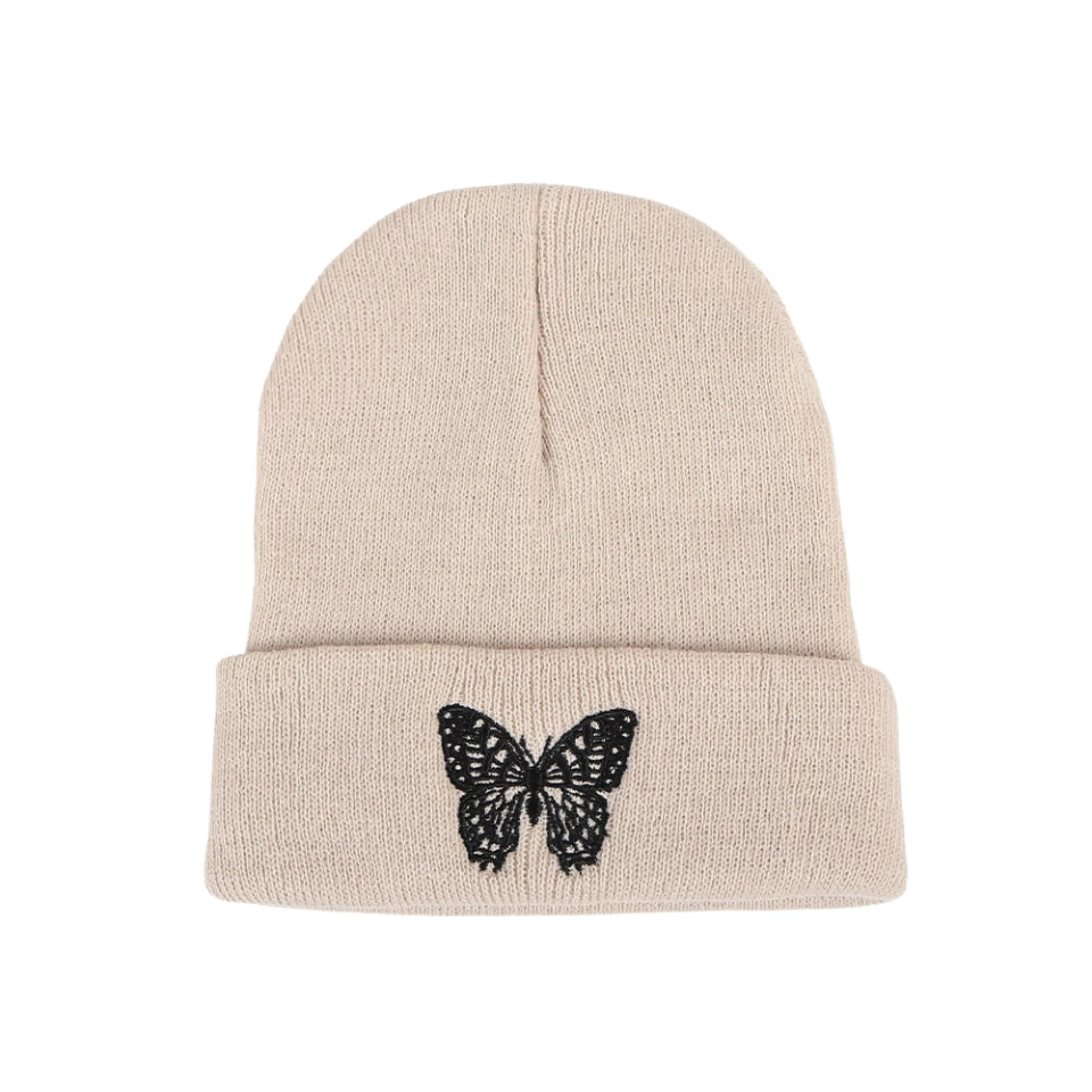 Embroidered Knitted Beanie 10