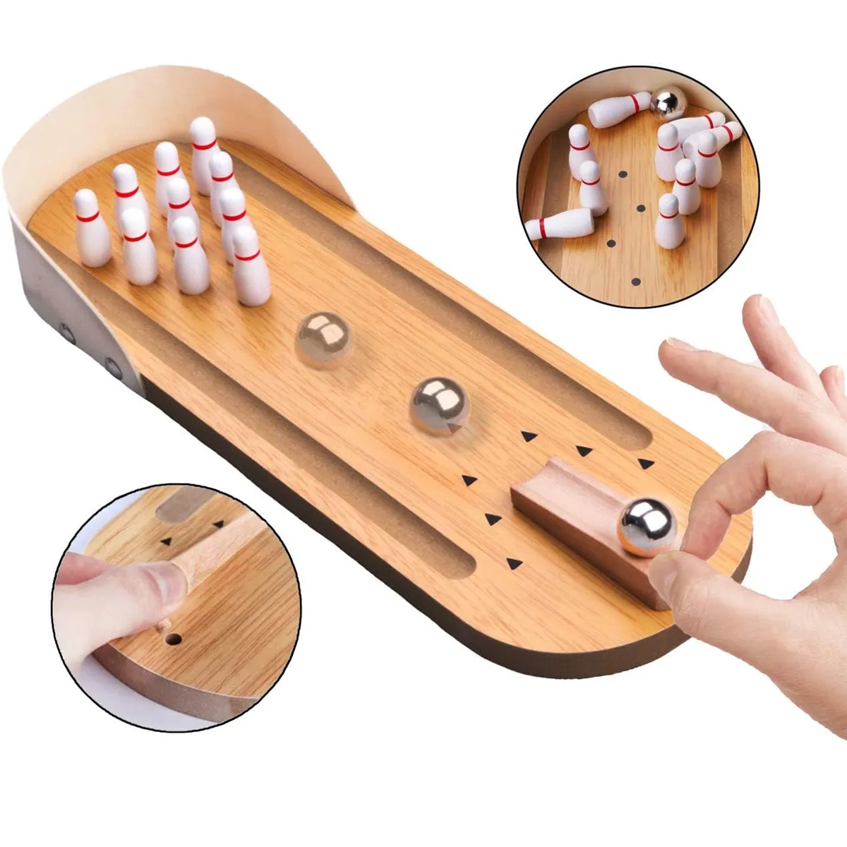 Mini Table Top Bowling Game Set 4