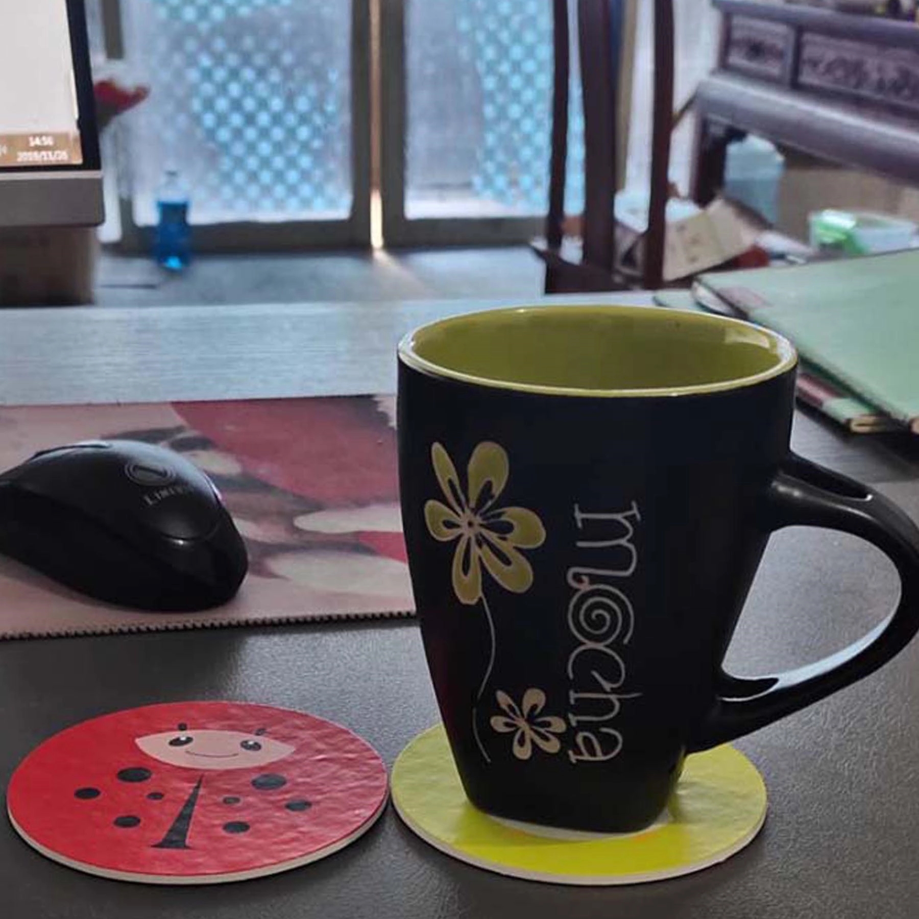 Double Printed Round Paper Coaster 3