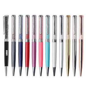 Crystal Bling Plated Metal Color Pen 16
