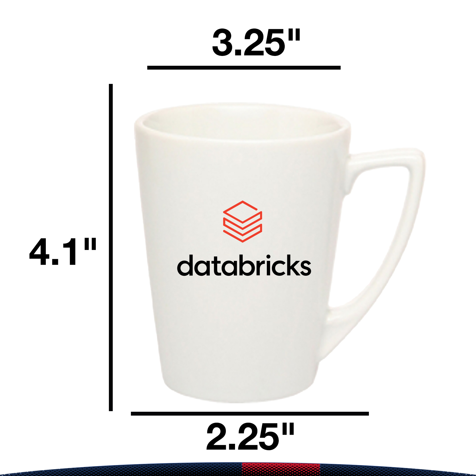 10 oz. Flarn Vitrified Porcelain Mugs 1