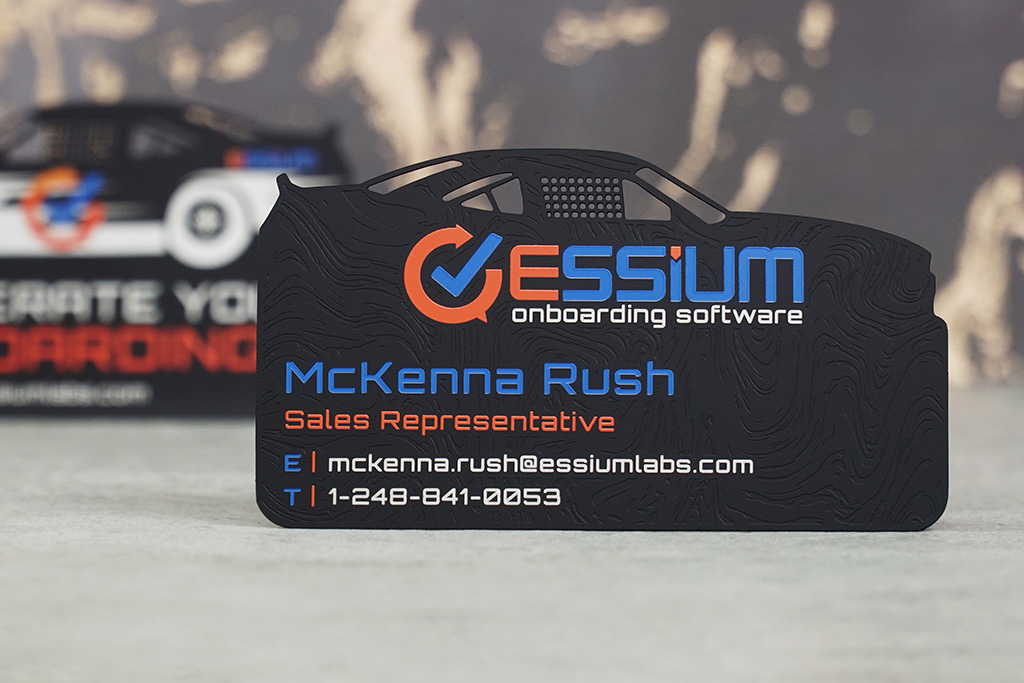 Black Metal Business Cards 60