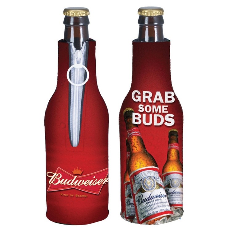 Neoprene Bottle Insulator with Zipper - Full Color 1