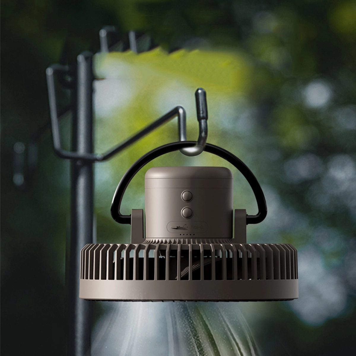 Camping Fan with LED Light 2