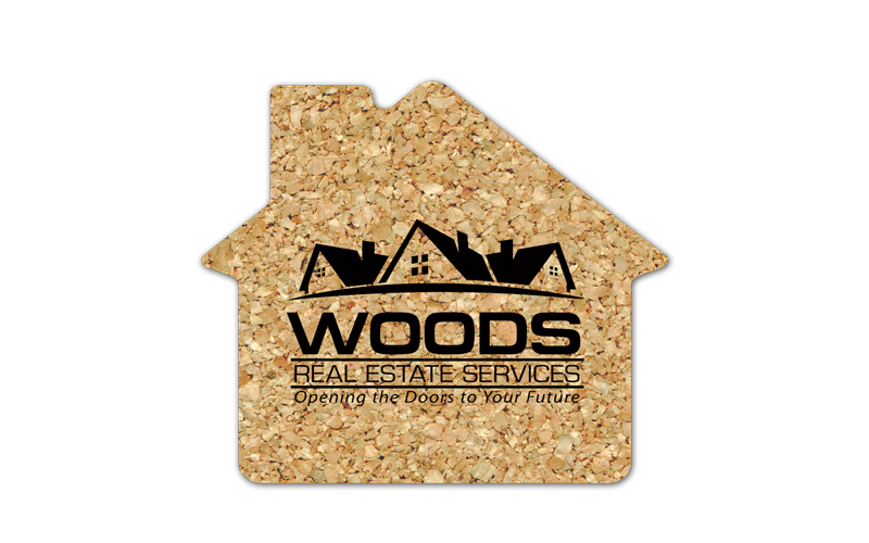 House Cork Coaster 4HS