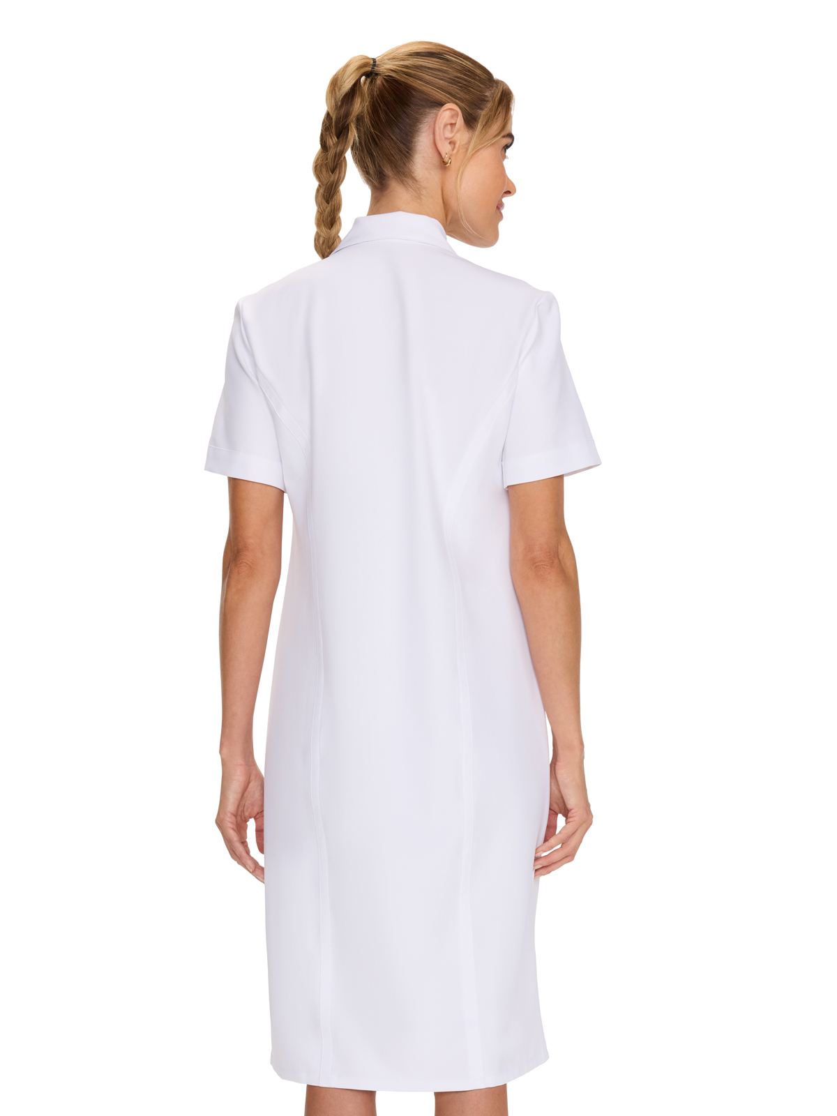 Cherokee - WW Originals Ultra - Women's 2-Pocket Button Front Dress 4