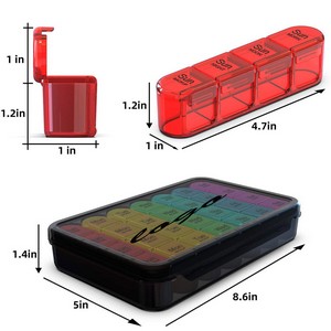 14 Compartment Weekly Pill Box 23