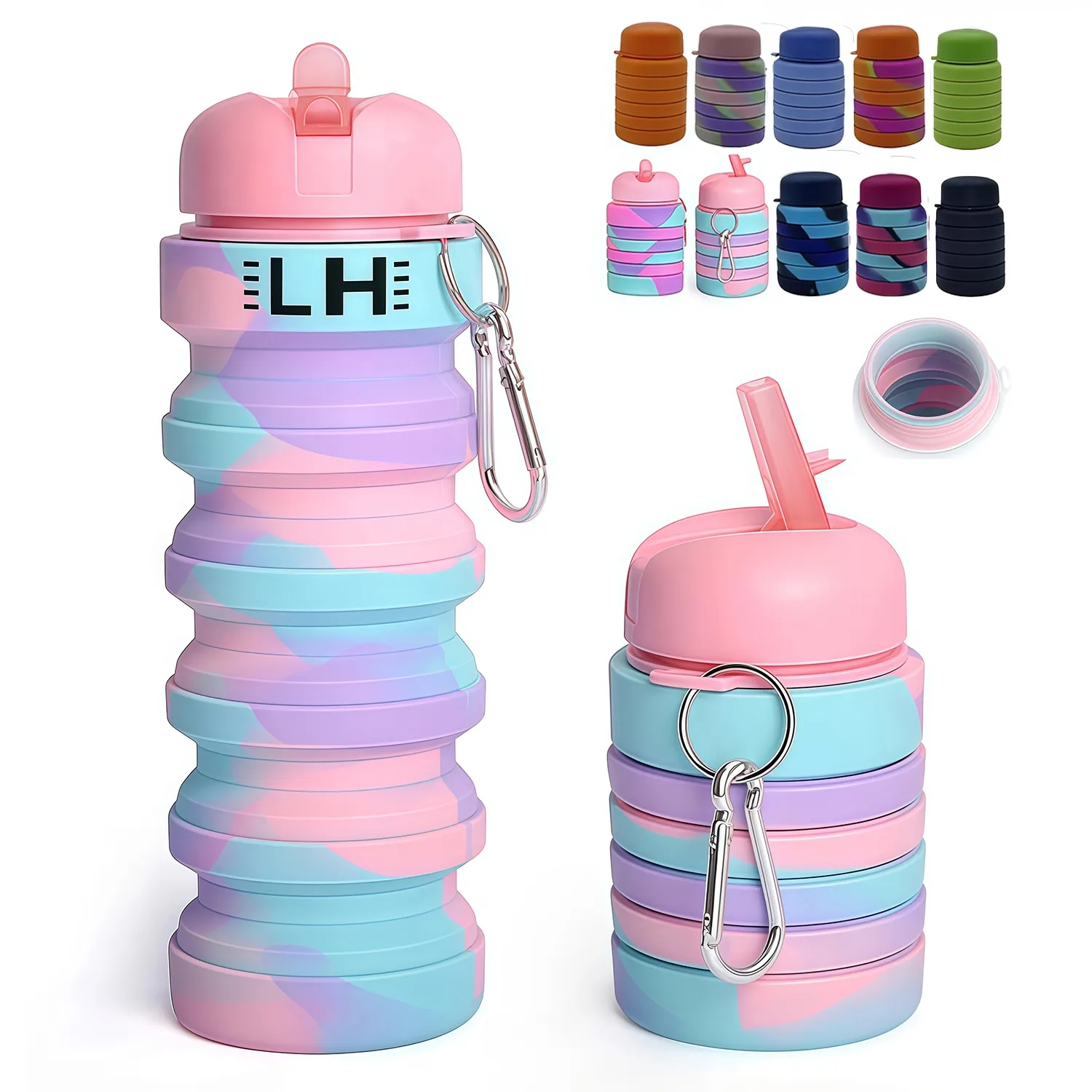 Silicone Foldable Water Bottles 3