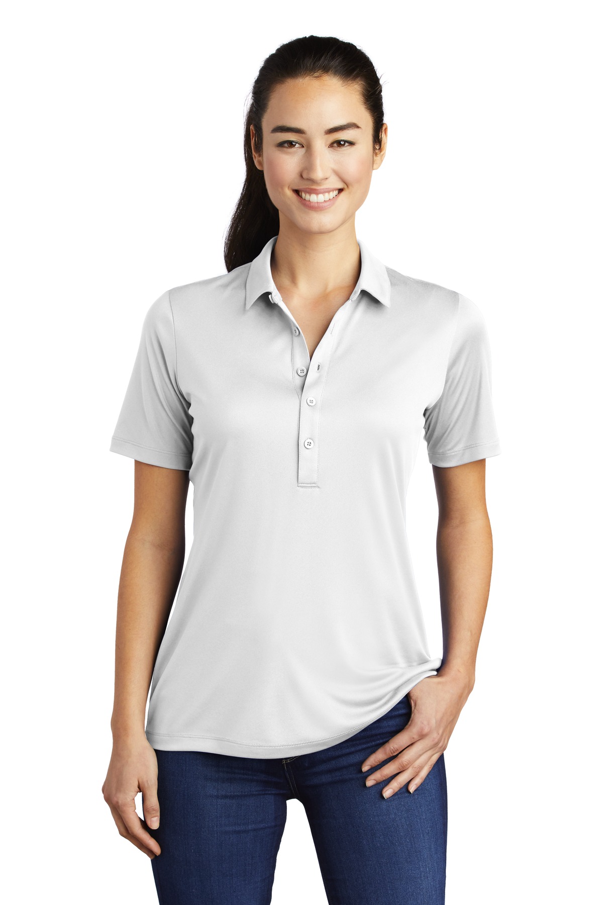 Sport-Tek® Women's Posi-UV Pro Polo 7