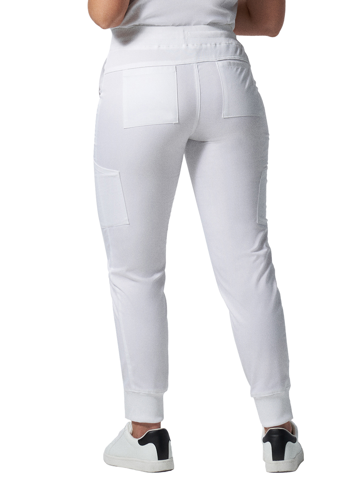Landau - ProFlex - Women's Six-Pocket Mid-Rise Elastic-Back Waist Jogger Pant 8