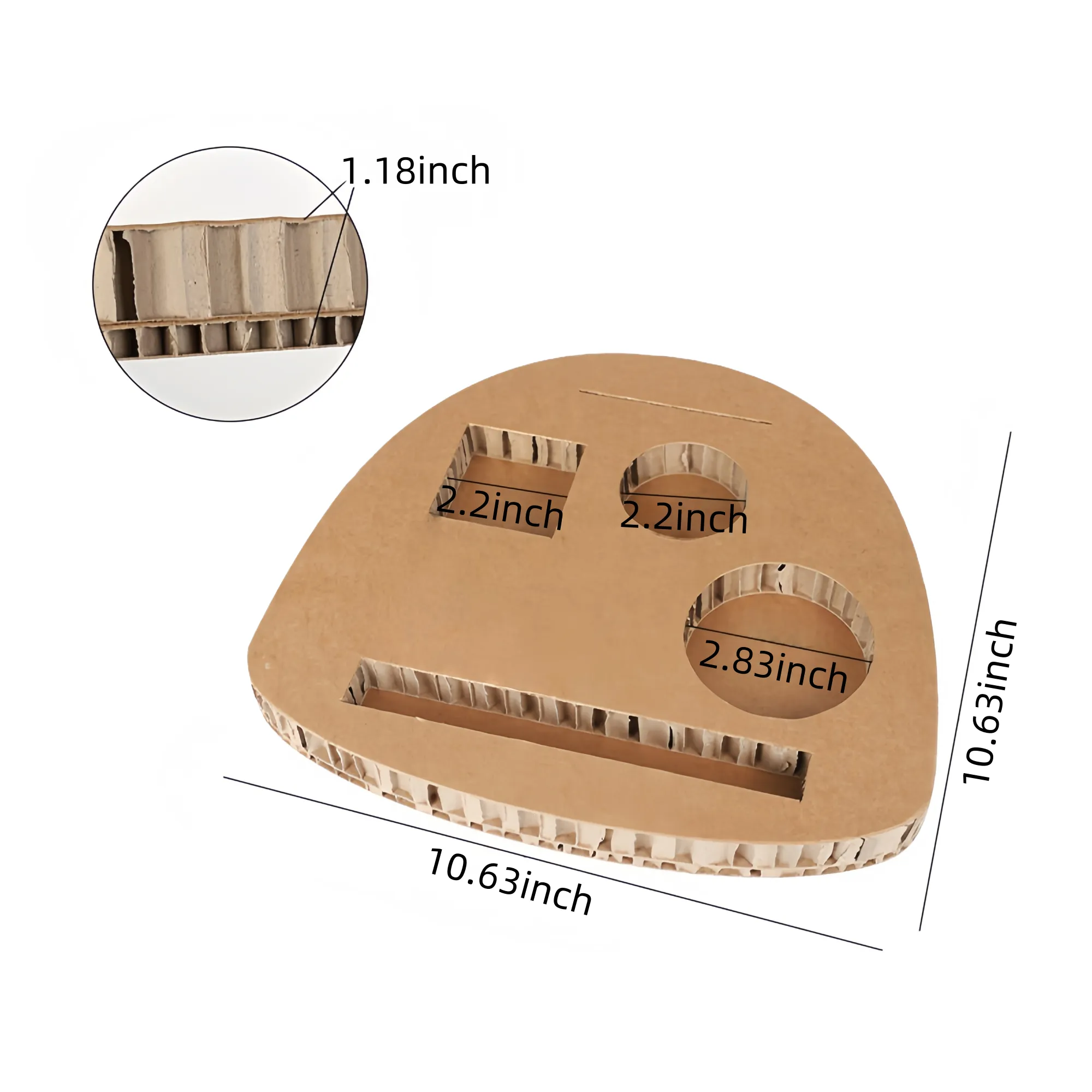 Combo Corrugated Cardboard Coffee Tray 3