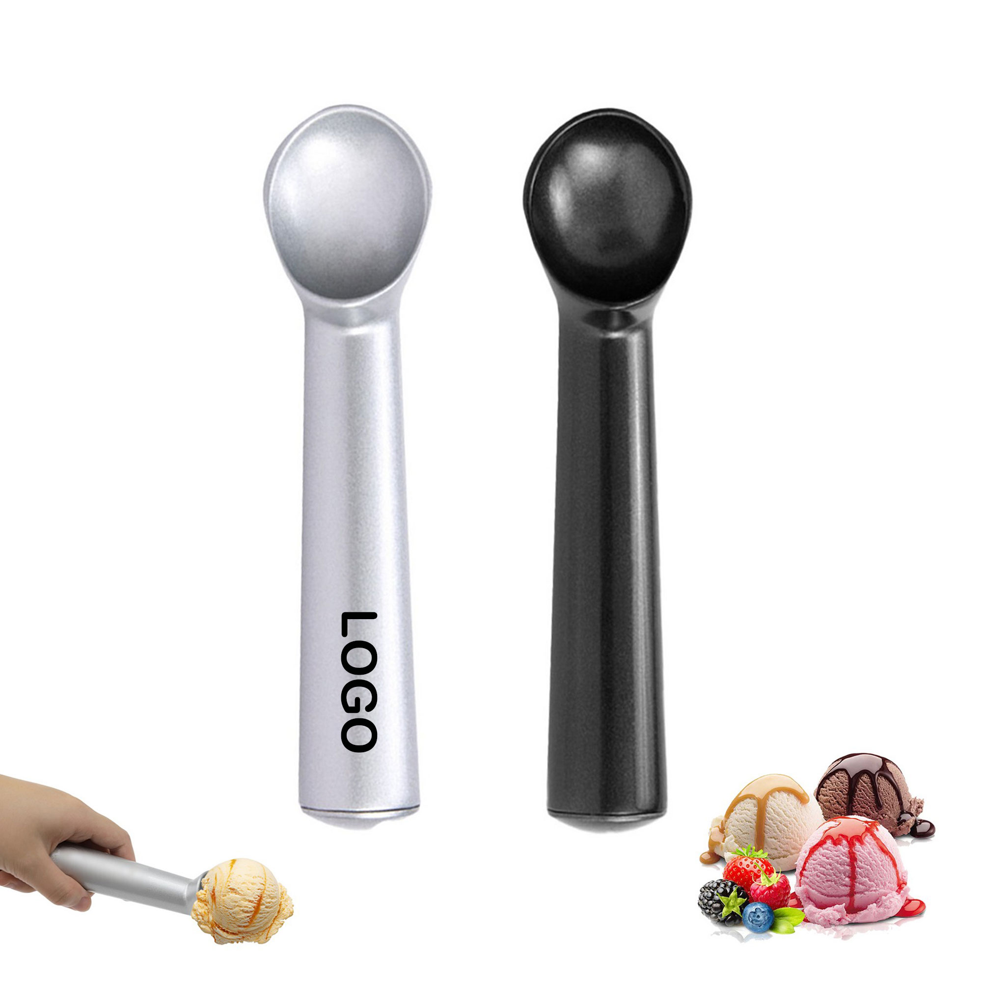 Aluminum Anti Freeze Ice Cream Scoop 4