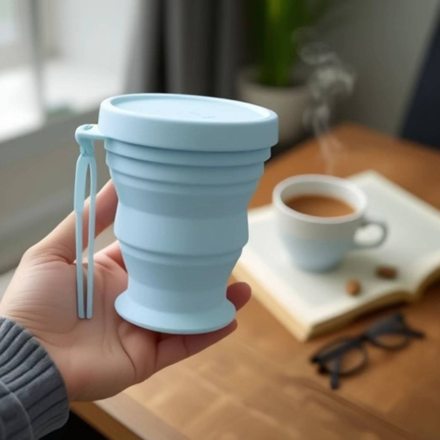 7oz Collapsible Food Grade Silicone Cup 5
