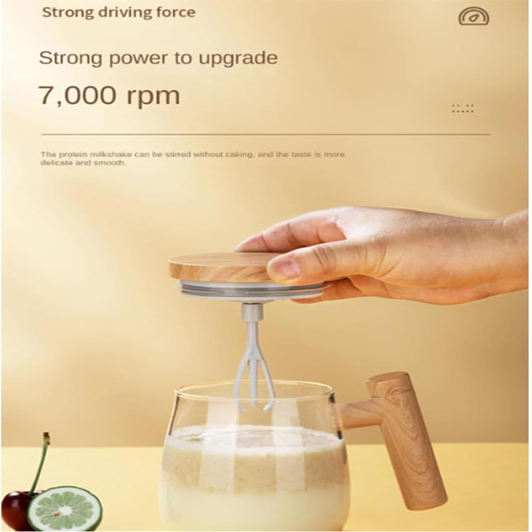Self-Stirring Coffee Mug with Heated Coaster 6