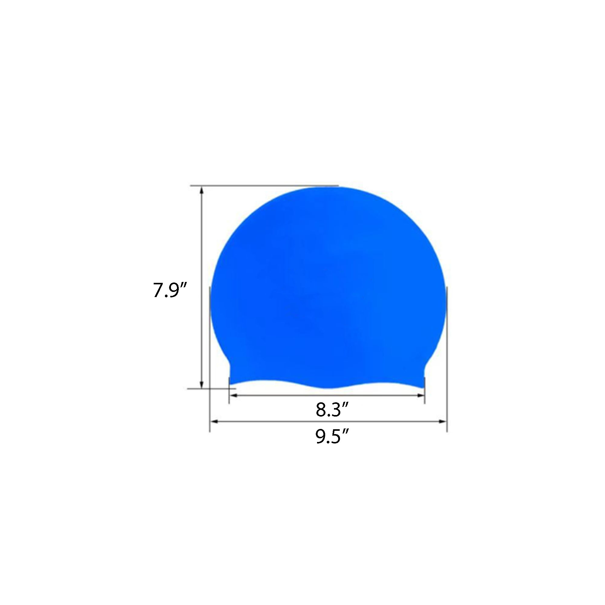 Customizable Silicone Swim Cap For Adults 3