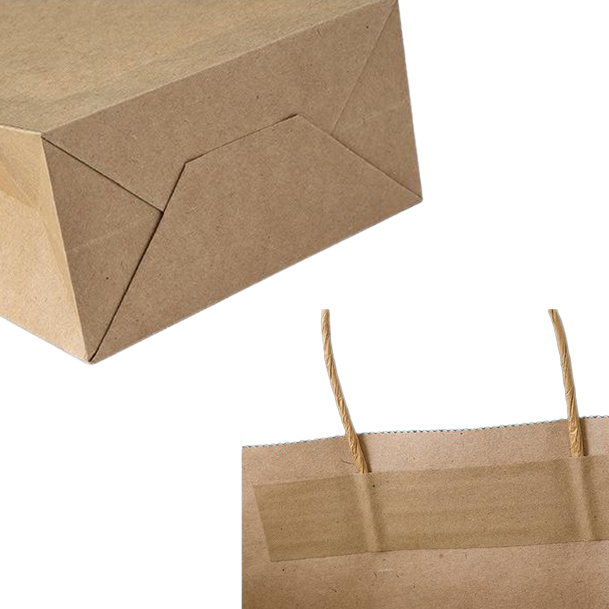 Kraft Paper Take Out Bag for Milk Tea 3