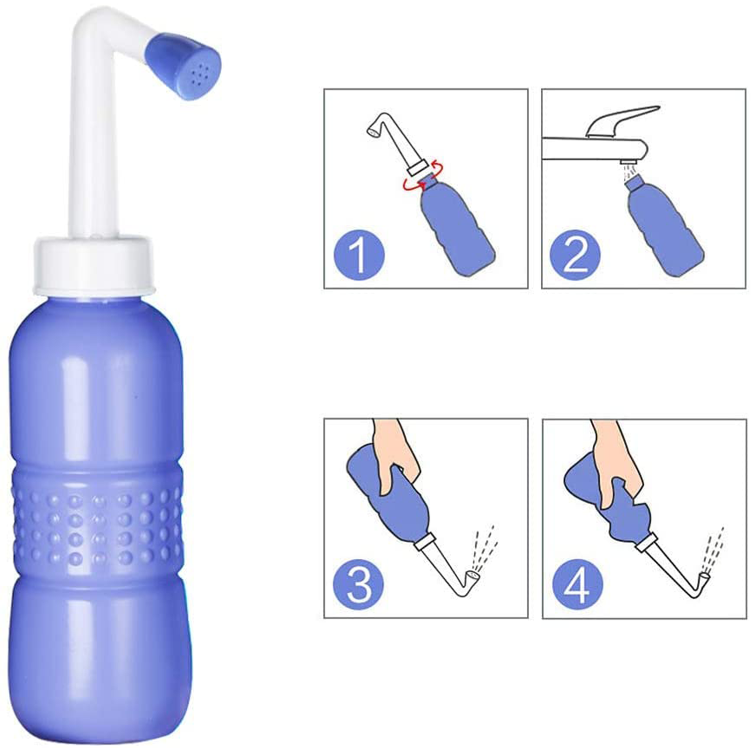 15.8oz Handheld Portable Bidet Washer Bottle for Travel 7