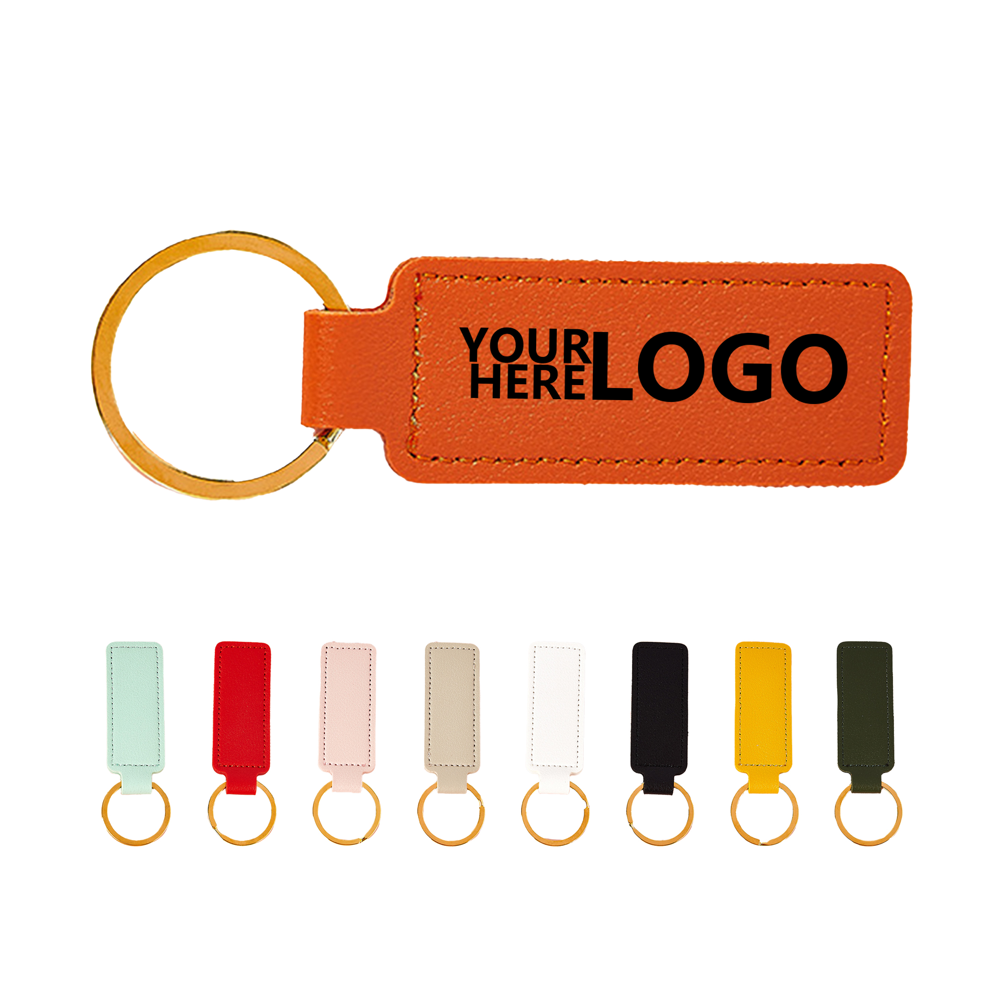 PU Leather and Metal Keychain Accessory 2