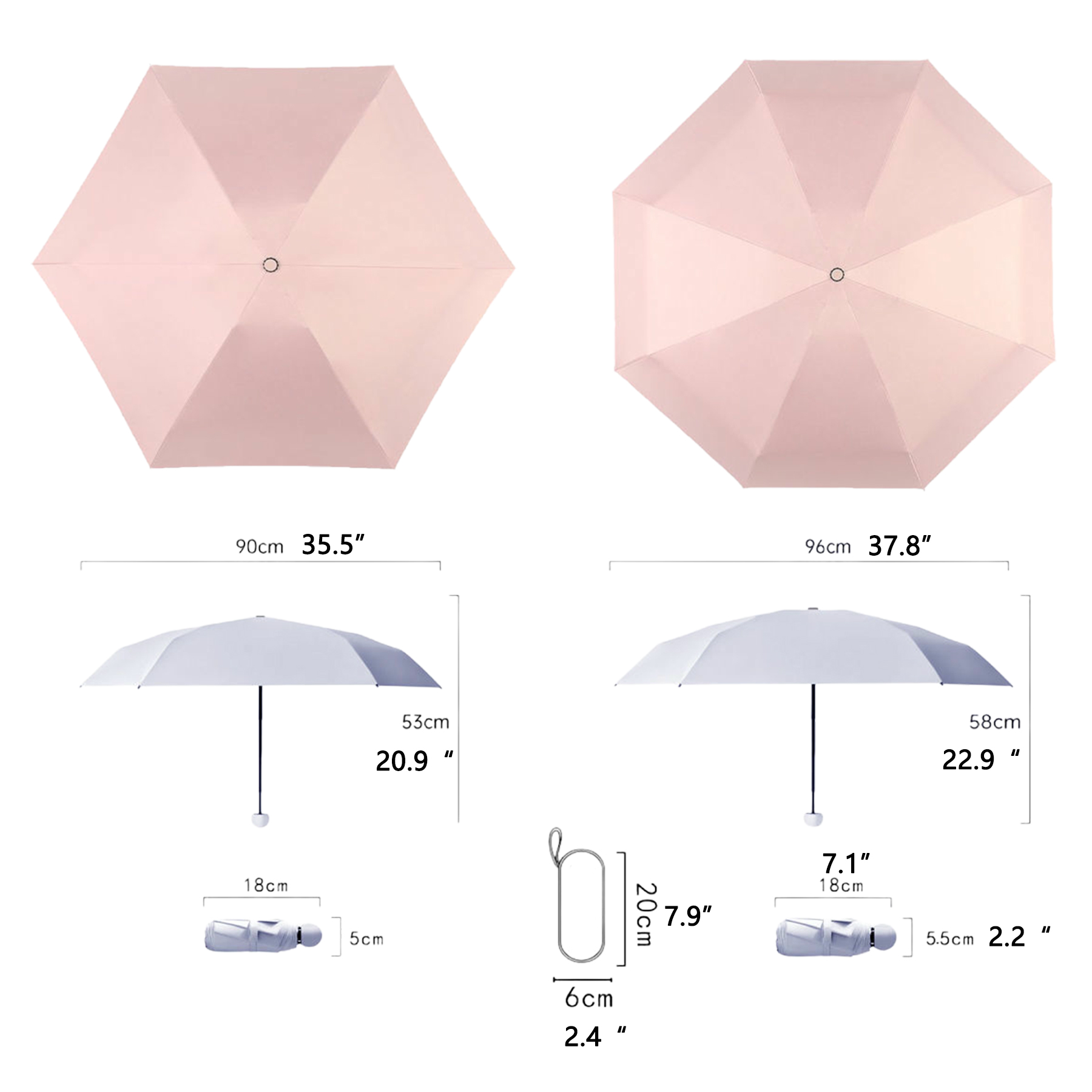 Mini Cased UV Umbrella 3
