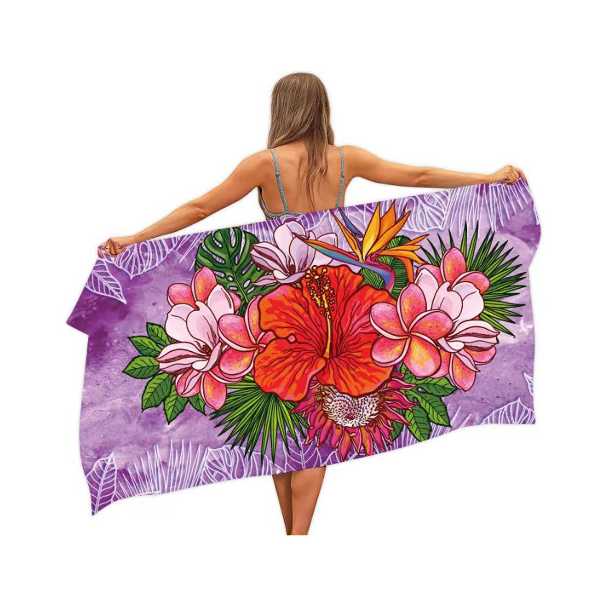 Heavyweight Subli-Plush Velour Beach Towel 7