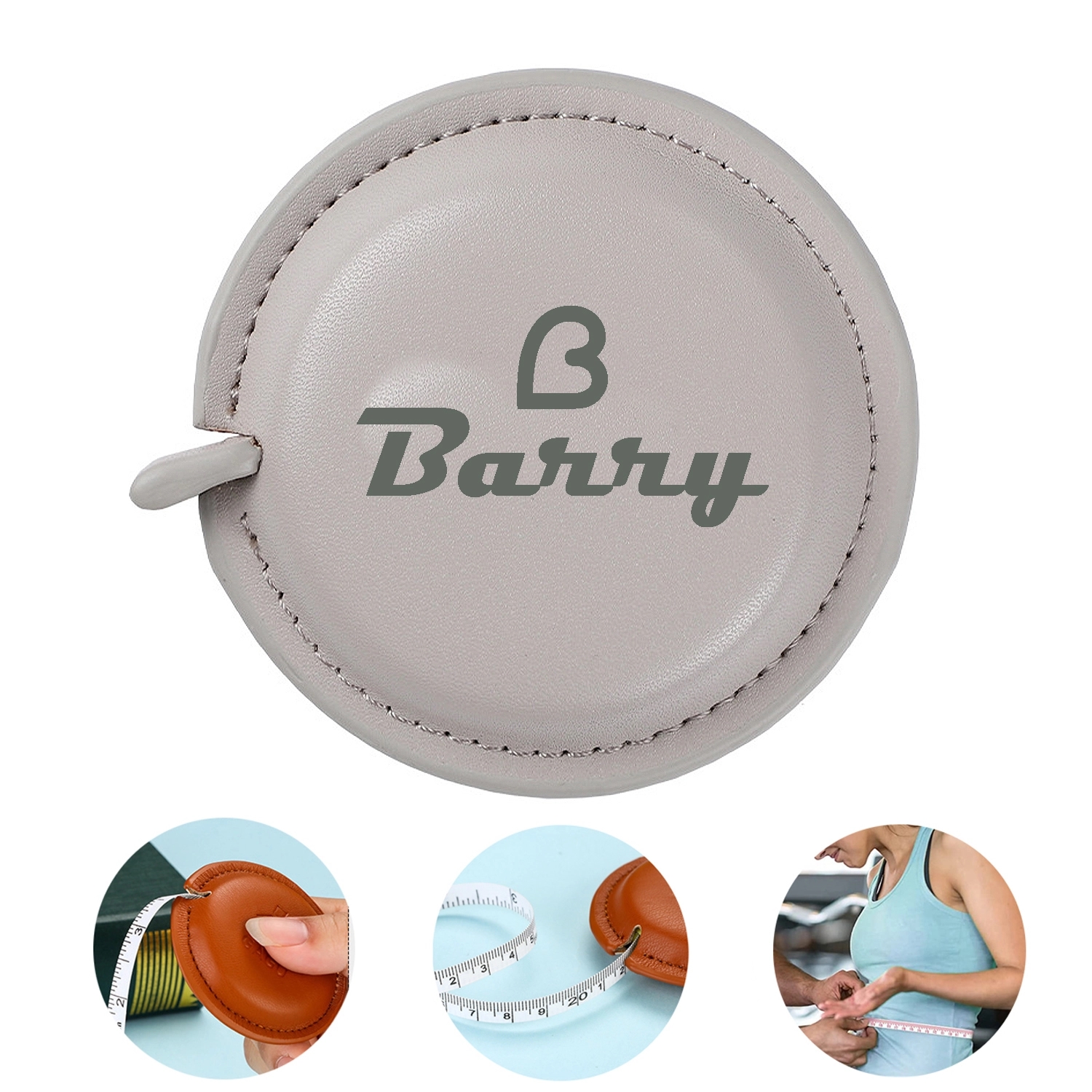 PU Leather Automatic Locking Retractable Tape Measure 16