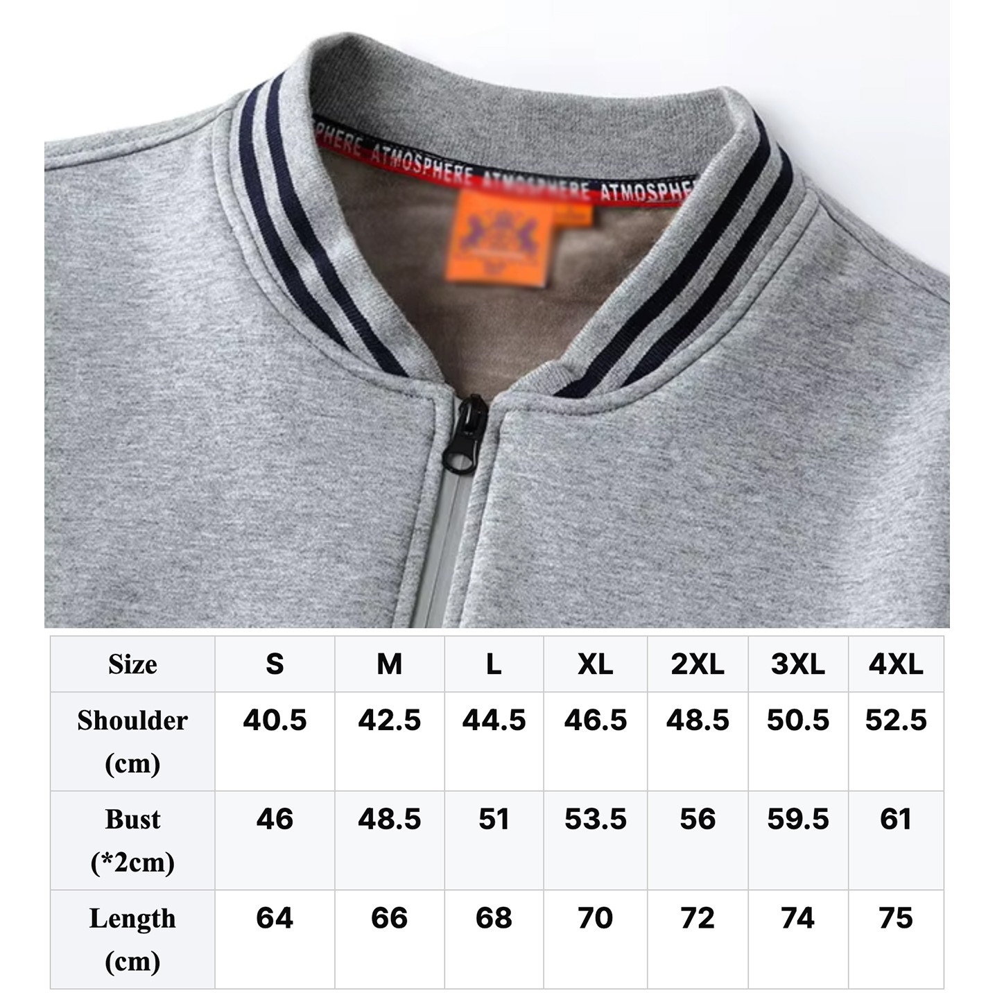 Autumn Winter Warm Slim Fit Baseball College Jackets 3