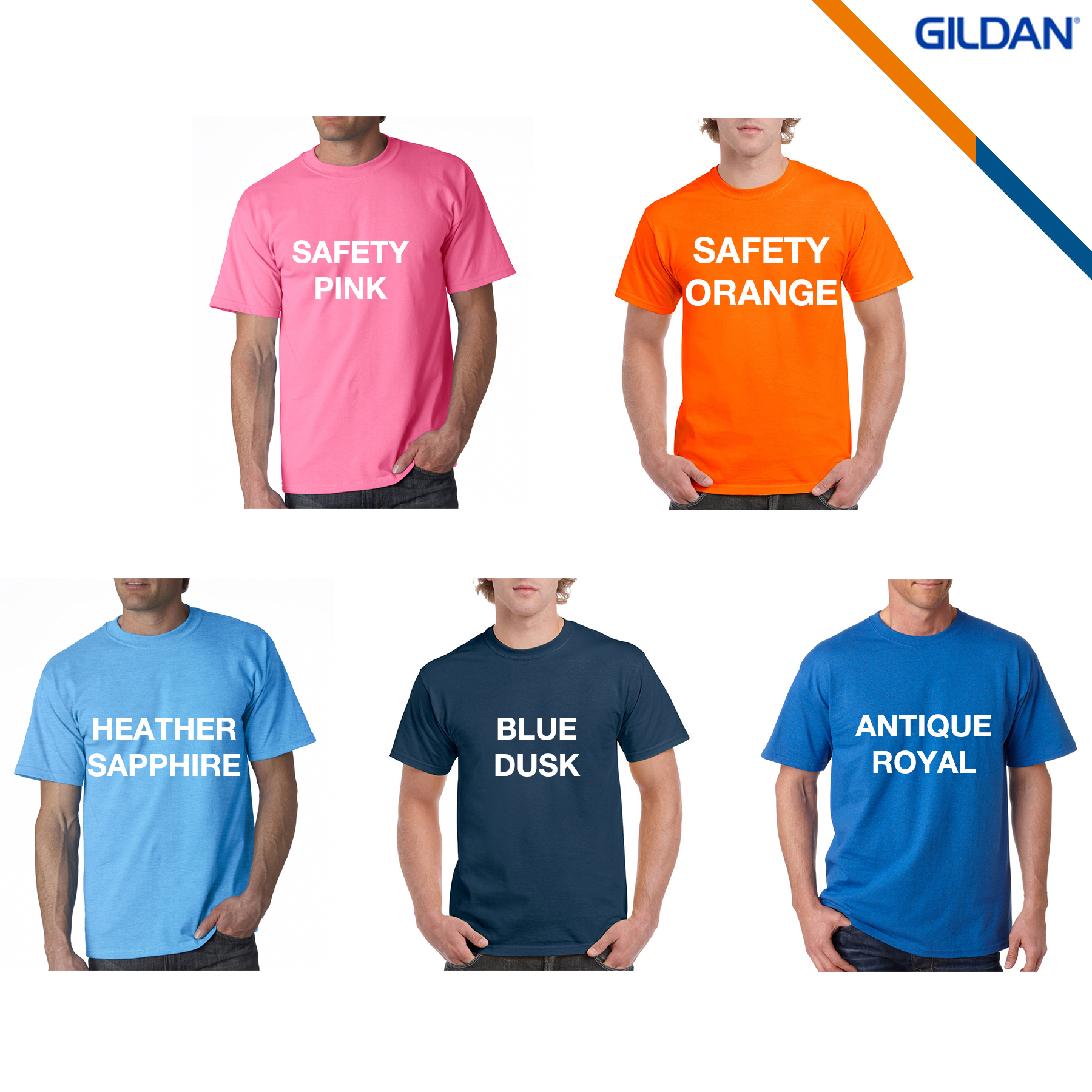 Gildan® 6 oz Ultra Cotton Preshrunk Tees 5