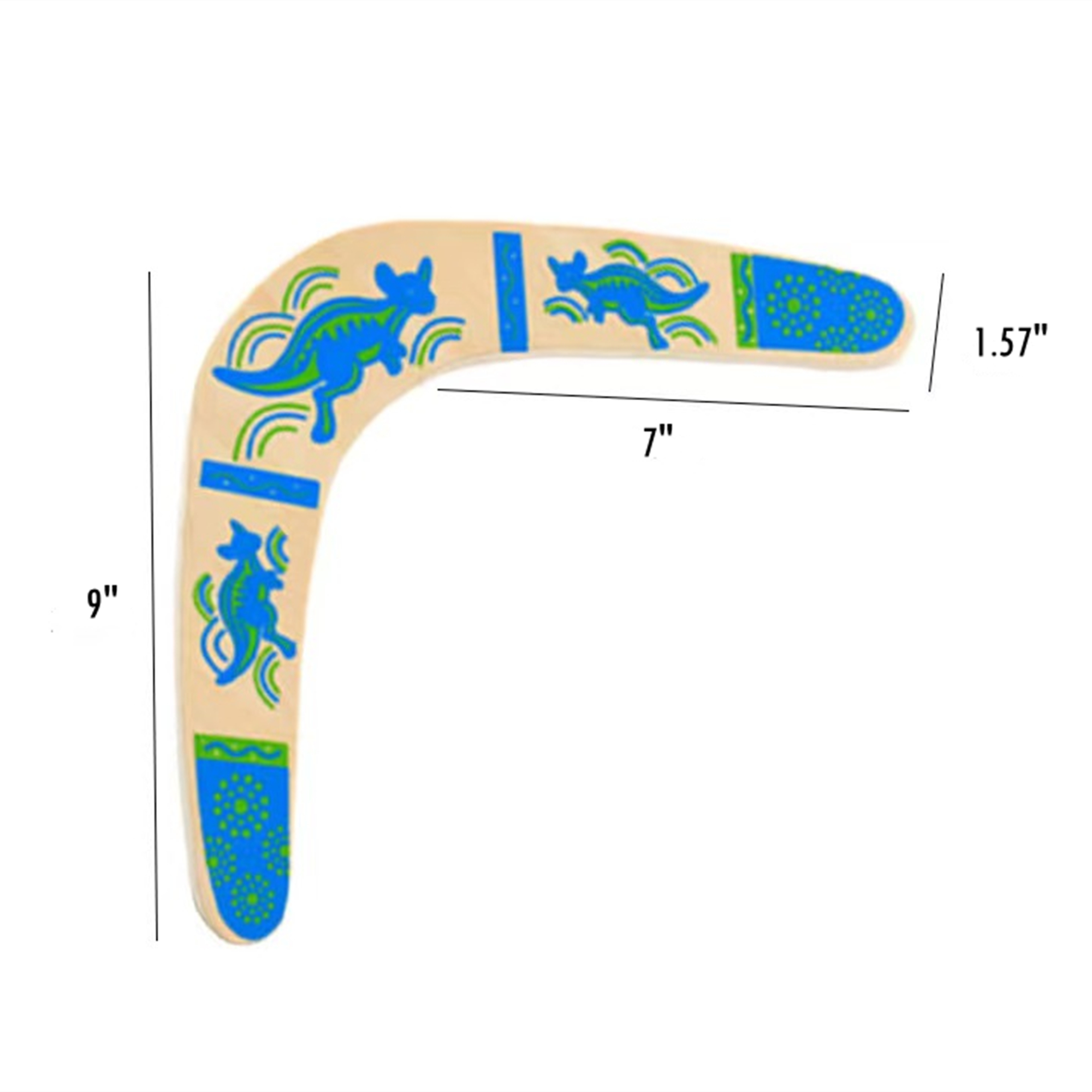 Wooden Returning Boomerang Kangaroo 4