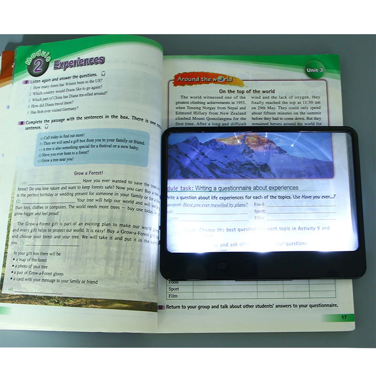 3X LED Page Magnifier 3